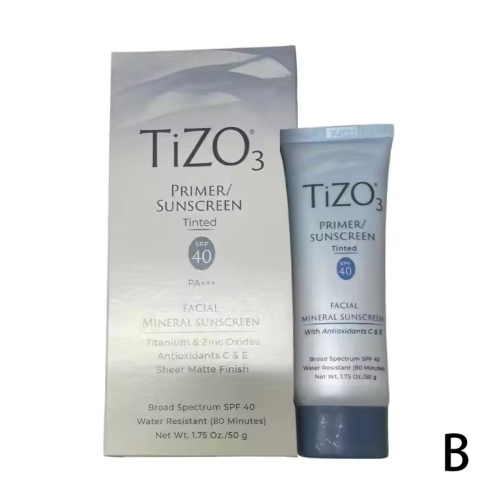 Tizo3 protector solar aislamiento físico puro crema sin rostro SPF40 Control de aceite protección solar de larga duración impermeable y a prueba de sudor - 1