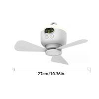 2024 Nuevo Ventilador de Techo Recargable USB de Viento Grande Pala Desmontable Iluminación Nocturna 8000mAh Capacidad Ventilador de Casa y Exterior - details 3
