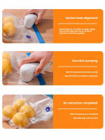 Bolsa de almacenamiento de sello de alimentos de mano máquina selladora al vacío manual bolsa de almacenamiento de sello de alimentos bomba de compresión bomba de aire portátil mini bomba de inflado - details 5