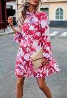 Vestido midi casual estilo coreano de moda 2025 para mujer con manga larga - details 7