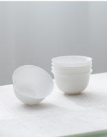 Juego de Gongfu con olor a fragancia de degustación de neumáticos finos de porcelana de hueso, taza de té de cerámica con boca inversa, taza de magnolia - details 8