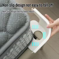 4 Uds. Fijador de cubierta de cama de sábana Invisible clip fijo multifuncional sábana de seguridad sin pasadores sábana anti-cambio arma mágica fija - details 1