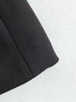 TRAFZA-traje elegante de manga larga para mujer, traje con cuello, Bolsillo falso, decorado, Color sólido, estilo callejero, prendas de vestir exteriores informales - details 37