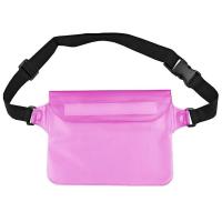 Bolsa gruesa impermeable para teléfono, bolsa impermeable de cintura plegable transparente, bolsa de almacenamiento suave subacuática para natación, deportes al aire libre - details 8
