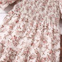 Vestido de Verano de Cuello Cuadrado Estilo Coreano Casual Vestido de Línea A para Mujer - details 4