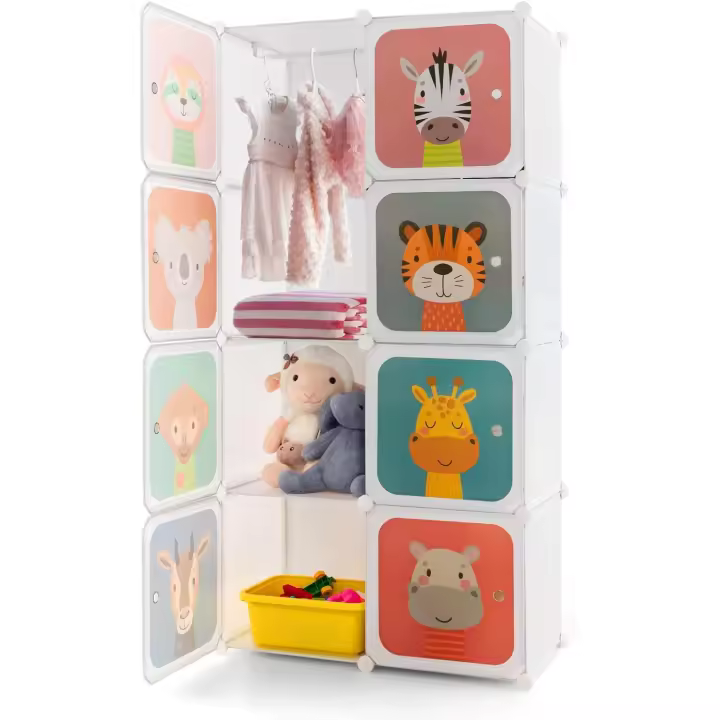 Organizador de Cubos de Plástico 35x35cm Ideal para Ropa, Zapatos, Libros - 1