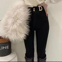 Jeans de Una Pieza de Peluche para Niñas en Otoño-Invierno Pantalones de Niña Moda para Tamaños Pequeño y Mediano - details 0