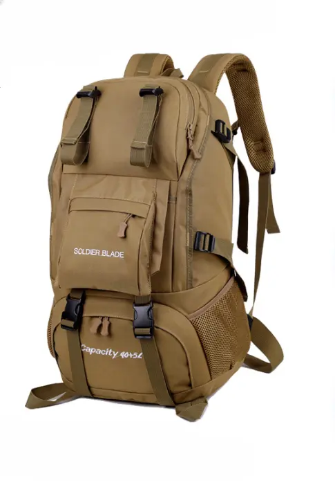 Nueva bolsa de senderismo 50L de gran capacidad impermeable ultraligera deportes al aire libre hombro - 1