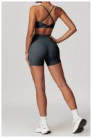 Sujetador de Yoga para Mujer de Nylon Sexy Cruz Transpirable para Gimnasio Top de Primavera/Verano - details 23