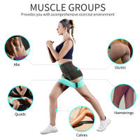 Bandas elásticas de resistencia a la cadera para glúteos y muslos, bandas elásticas para entrenamiento, círculo de sentadillas, tiras elásticas para Fitness, bucles, equipo de gimnasio y Yoga - details 5