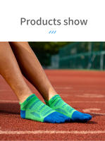 Calcetines Deportivos Unisex AONIJIE con Cinco Punños Diseño Bajo y Athletico para Carrera de Maratón Entrenamiento y Uso Diario - details 7