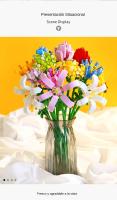 Bloques de construcción flor inmortal tulipanes madre navidad día de san valentín día de la mujer regalos para damas - details 1