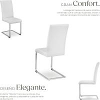 Juego de Sillas de Terciopelo Sillas de Comedor Ergonómicas Versátiles - details 21