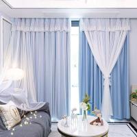 Cortinas Modernas de salón,Doble capa ,Ventana para habitación de Niños, Sala de estar, Comedor, Balcon,1 pieza - details 16