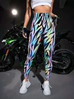 Body de gimnasio sin costuras para mujer, pantalones de yoga con estampado digital, levantamiento de cadera, monos deportivos, pantalones de entrenamiento de cintura alta - details 5