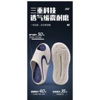 Zapatillas de coco para hombre en verano, suela gruesa, antideslizantes, refrescan la playa, deportes, sensación de caca, arrastre recto - details 5