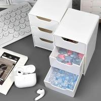 Mini organizador de cajones elegante de 3 niveles para escritorio, perfecto para suministros de oficina, joyería, cosméticos, almacenamiento, organizador de escritorio - details 5