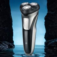 Maquinilla de afeitar eléctrica para hombre, afeitadora recargable, recortadora emergente - details 8