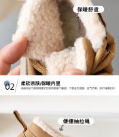 Botas de nieve para niños invierno nuevos zapatos grandes de algodón para niños apilados zapatos para bebés y niñas engrosados versión coreana niño - details 3