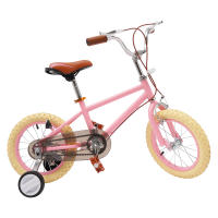Bicicleta para niños de 14 pulgadas, adecuada para niños y niñas, con ruedas de entrenamiento de colores, niños de más de 3 a 4 años - details 1