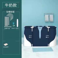 Cubo de baño plegable rectangular para adulto, cubo de baño de cuerpo completo - details 10