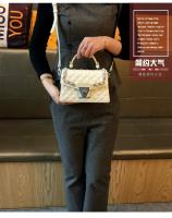 Bolso de mujer de la marca Hong Kong2025Nueva Bolsa Cuadrada Pequeña Acolchada de Alta Gama, Bolso de Hombro Cruzado Blanco - details 7