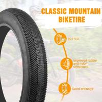 ZUKKA Neumáticos de Montaña Plegables de Alta Densidad Reemplazo de Neumáticos Gruesos para Bicicleta para Nieve y Playa BMX MT - details 1
