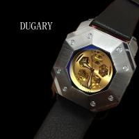 Reloj Mecánico Automático DUGARY Diseño de Fútbol Hueco Resistente al Agua Luminoso para Hombres - details 0