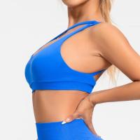 Sujetador deportivo asimétrico para mujer, Top de gimnasio con soporte alto, cuello Halter, espalda descubierta, Fitness, velocidad, Activewaer, entrenamiento, ropa interior sin costuras - details 16