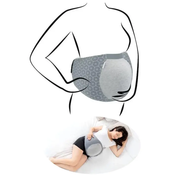 Cinturón de sueño de maternidad, banda prenatal para el vientre, almohada de ayuda para dormir, cuidado Prenatal, vendaje atlético, soporte de cuña de espuma viscoelástica - 1