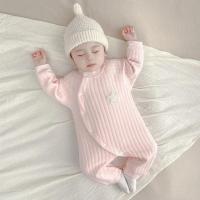 Recién llegado, pelele acolchado para bebés y niños, ropa gruesa y cálida para salidas de otoño e invierno, mono Unisex para bebés - details 2