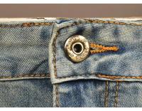 Jeans Retro Azules Lavados Estilo Hip Hop con Diseño de Bolsillos Adelgazados Moda para Hombres - details 9