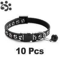 Correa de nailon para el cuello, Collar de seguridad delicado, informal, ajustable, con campana, para mascotas, gatos y perros, venta al por mayor, 10 piezas - details 9