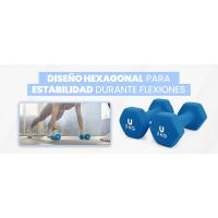 mancuernas neopreno hexagonales