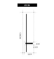 Lámpara LED de pared impermeable para exteriores, iluminación larga moderna para balcón, pasillo, puerta de villa, jardín - details 9