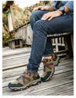 Zapatos de senderismo al aire libre para hombre, zapatillas deportivas de escalada para hombre, botas de montaña impermeables para caza táctica - details 25