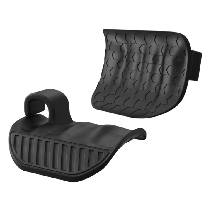 Almohadilla antideslizante para Fitness, almohadilla eléctrica para la palma, hebilla para el dedo índice, agarre ergonómico, entrenador de fuerza, silicona suave, 1 par - 1