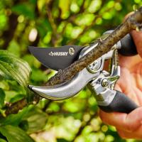 8 pulgadas. Tijeras de podar Bypass, mangos recubiertos de PVC antideslizantes, tijeras de podar ligeras y ergonómicas, podadora de mano, tijeras de jardín, cortadoras para el jardín, tijeras para bonsái, podadoras con mango ergonómico, regalo de jardiner - details 4