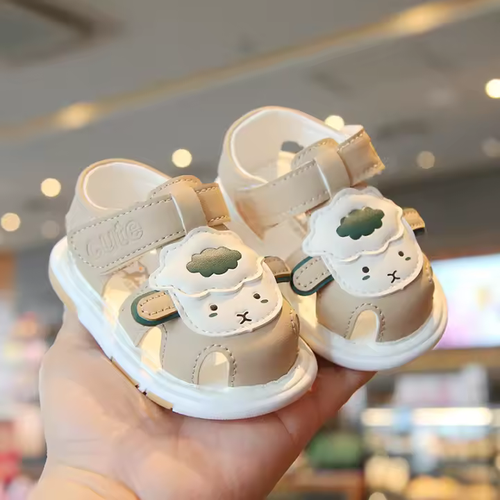 Nuevas Sandalias de Verano 2025 Zapatos de Cabeza para Bebés de 0-2 Años Suela Suave Antideslizante - 1