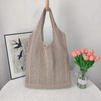 Bolsos de hombro Bolsos de mano de ganchillo para mujer Bolso de mano Bolso de viaje de playa Bolso de compras de gran capacidad - details 1