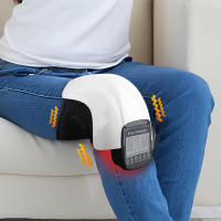 Masajeador de rodilla con calefacción para el dolor de articulaciones, almohadillas de terapia infrarroja, fisioterapia láser para artritis, pierna, codo, vibración de presión de aire - details 3
