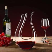 Caja de regalo de cristal en forma de U, botella de cisne, separador creativo, accesorios para vino, 600ml - details 2