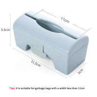 Caja de Almacenamiento de Basura Dispensador de Plástico para Cocina y Baño Montado en la Pared Porta Bolsas de Comida Contenedor de Residuos - details 0