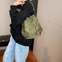 Bolso portátil con cordón para mujer, bolso cruzado informal de estilo coreano para teléfono, bolso de hombro ajustable de gran capacidad de Color sólido - details 9