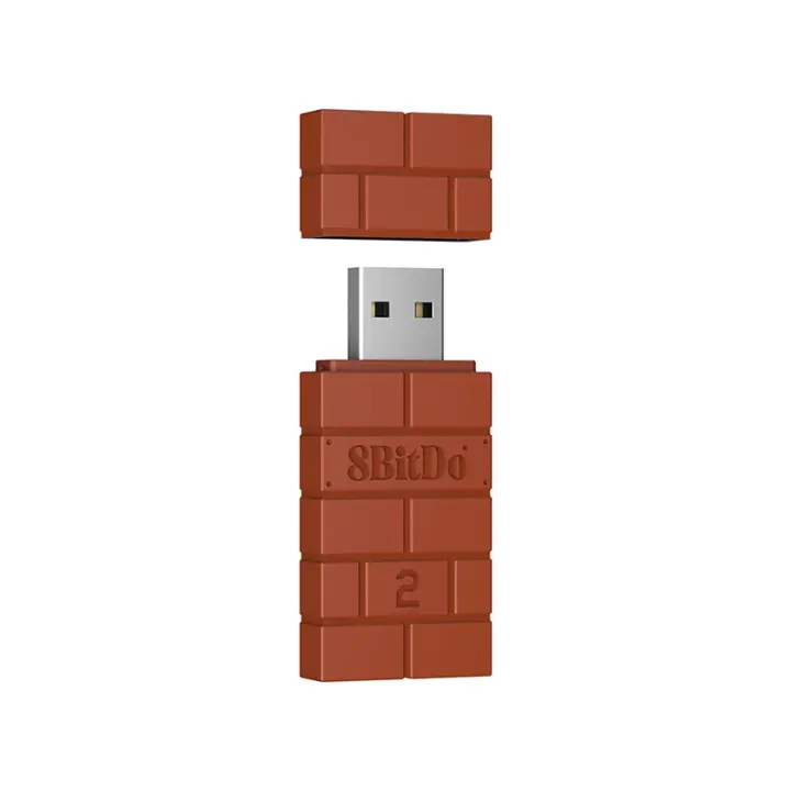 8bitdo receptor adaptador inalámbrico Bluetooth USB para Windows Mac aplicable a interruptor PS1 para Xbox One PS4 ps5 controlador - 1
