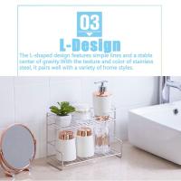 Estante organizador de cocina moderno, estante de almacenamiento para baño de doble capa, ahorro de espacio, gran capacidad, organizador de fregadero de cocina impermeable - details 3