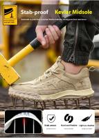 Hombre anti-perforación anti-desgarro obra de construcción seguro de trabajo zapatos de chapa de acero zapatos aislados de seguridad zapatos deportivos - details 9