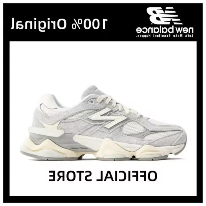 LETEN 【Tienda oficial】 NB 9060 Gris Blanco Zapatillas deportivas para correr Unisex U9060HSA Pegatinas de pared - 1