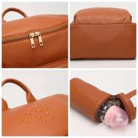 Mochila de Viaje Grande de Cuero PU Bolsa de Mamá con Almohadilla de Cambio - details 5