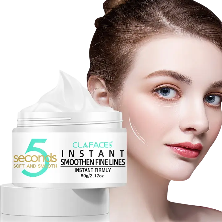 Crema facial para eliminar arrugas en 5 segundos, suaviza las arrugas, reafirmante facial, antienvejecimiento, hidratante, elimina el cuidado de la piel Fineline - 1